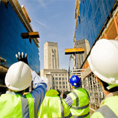 workers overseeing project